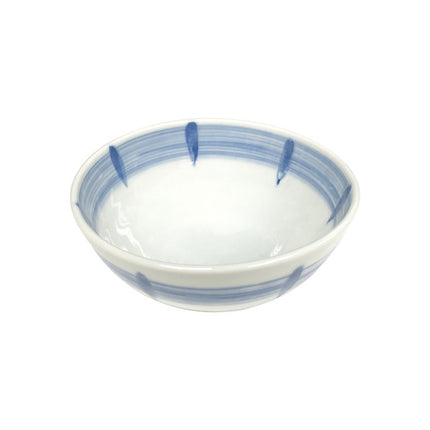 Kansai Yamamoto Blue & White Bowls and Ladle 6pc Set