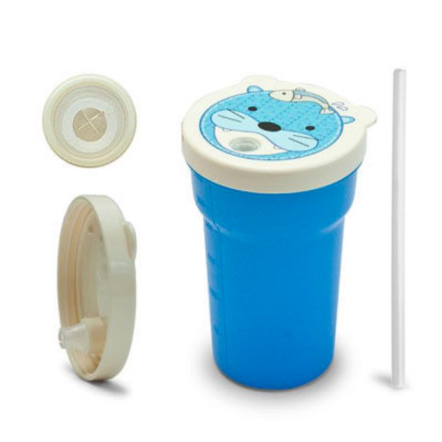 Blue Otter Kids Cup with Lid & Straw