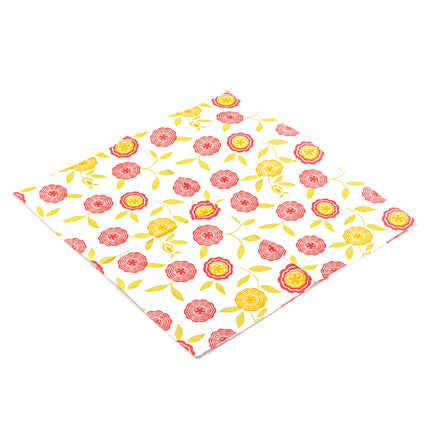 JoyLife Mini Red and Orange Sunflower Napkins