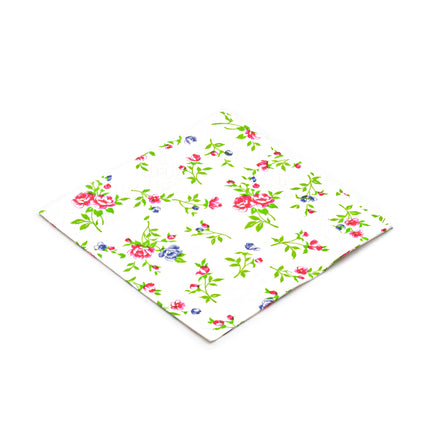JoyLife Mini Red and Blue Rose Napkins