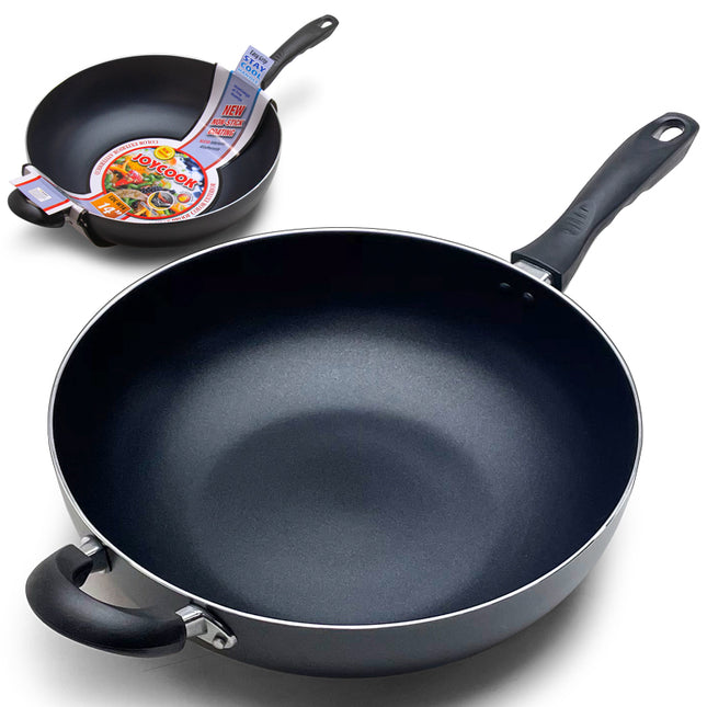 JOYCOOK WOK 14 inch with Helper Hand