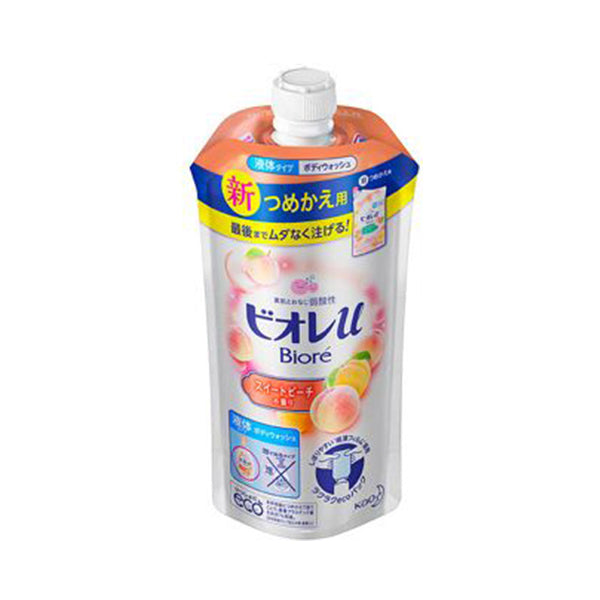 BIORE Body Wash Refill Peach 340ml