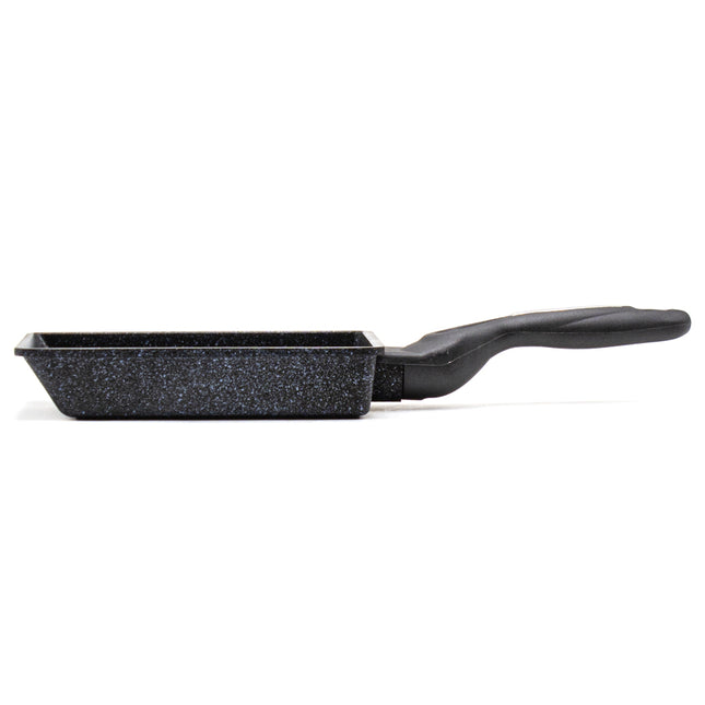 JOYCOOK Cast Aluminum Square Egg Pan (Durastone Marble)