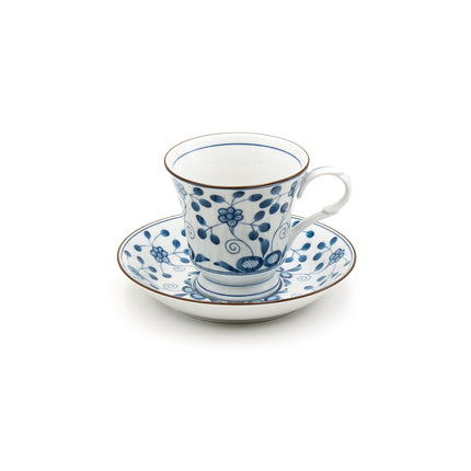 Bush Clover Ceramic Coffee Tea 4pcs Set