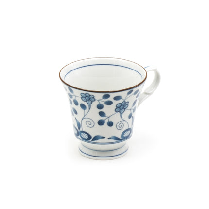 Bush Clover Ceramic Coffee Tea 4pcs Set