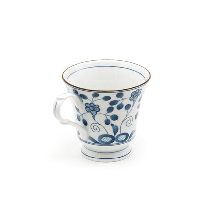 Bush Clover Ceramic Coffee Tea 4pcs Set
