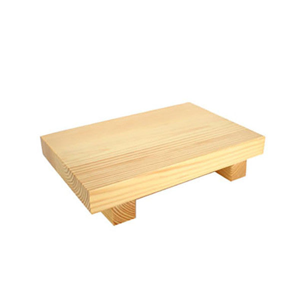 Light Wooden Sushi Geta 10.75"