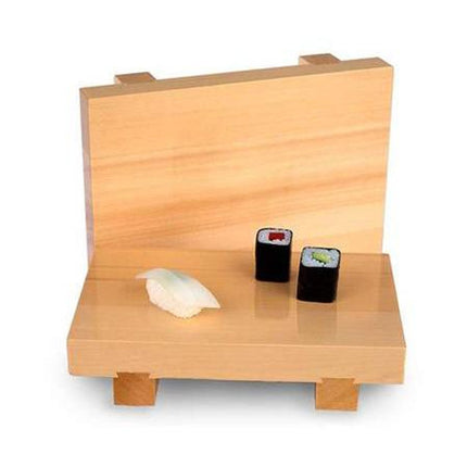 Light Wooden Sushi Geta 10.75"