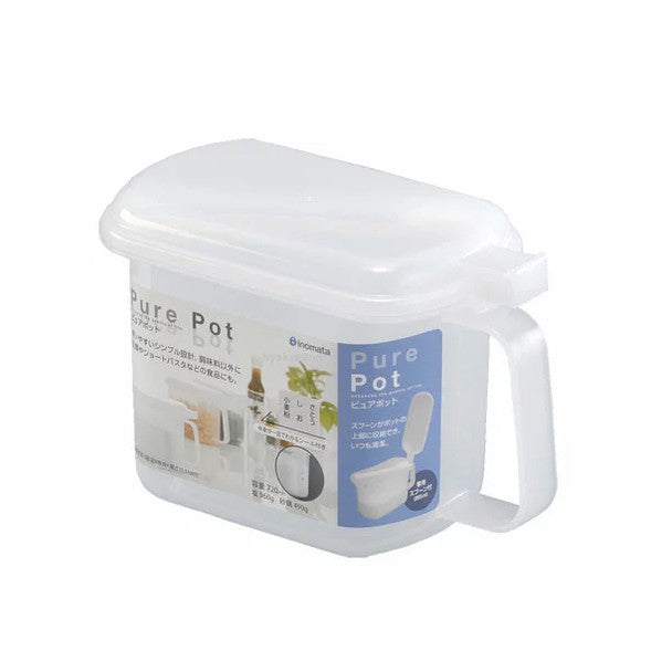 Pure Seasoning Pot Container - White