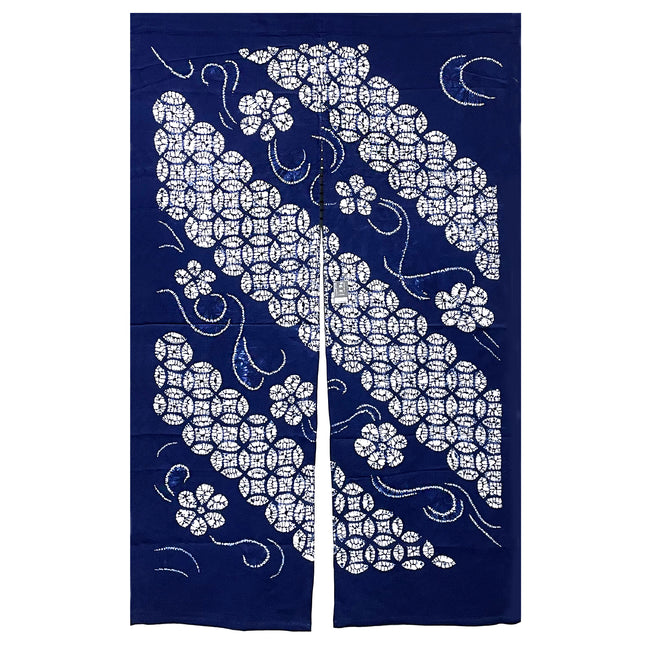 Flowers in the Wind Noren Furoshiki Curtain