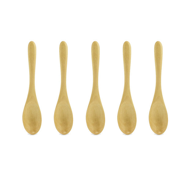 Wooden Tea Spoon, Set of 5