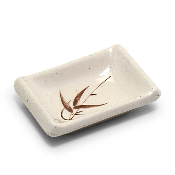 Melamine Rectangle Sauce Dish, 24pc, 3-5/8"x2-1/2" (Autumn Grass)