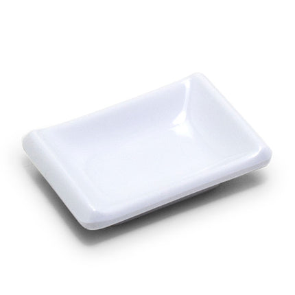 Melamine Rectangle Sauce Dish, 24pc, 3-5/8"x2-1/2" (White)