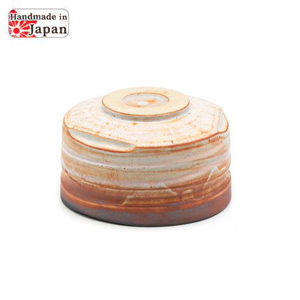 Matcha Bowl 5"Dx3"H, Orange Brown