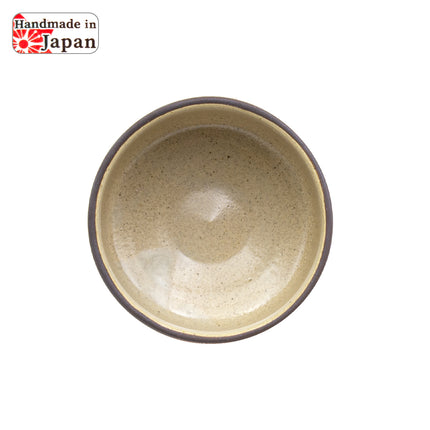 Matcha Bowl 5"Dx3"H, Orange Brown