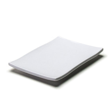 Melamine Rectangle Plate, 12pc, 8"x5-1/2" (White)