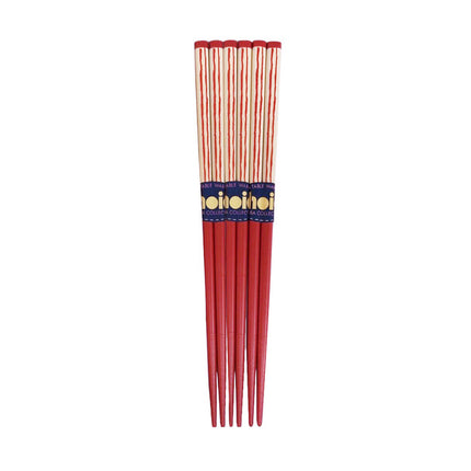 Wooden Chopstick Set 3 Pairs, Vertical Stripe (3 Options)