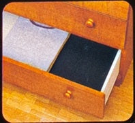 Black Bamboo Charcoal Sheet - For Drawer