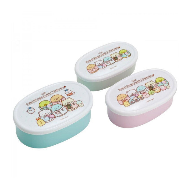 Sumikko Lunch Box 3pc Set, Antibacterial Material, 400ml / 280ml / 180ml