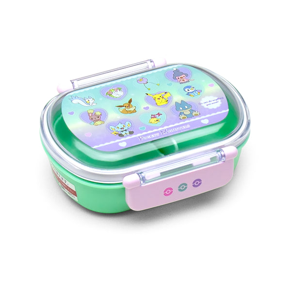 Pokemon Oval Lunch Box 360ml, Antibacterial Material