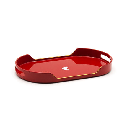 Japanese Sauce Dispenser Set with Tray - Rabbit, Flower Pattern