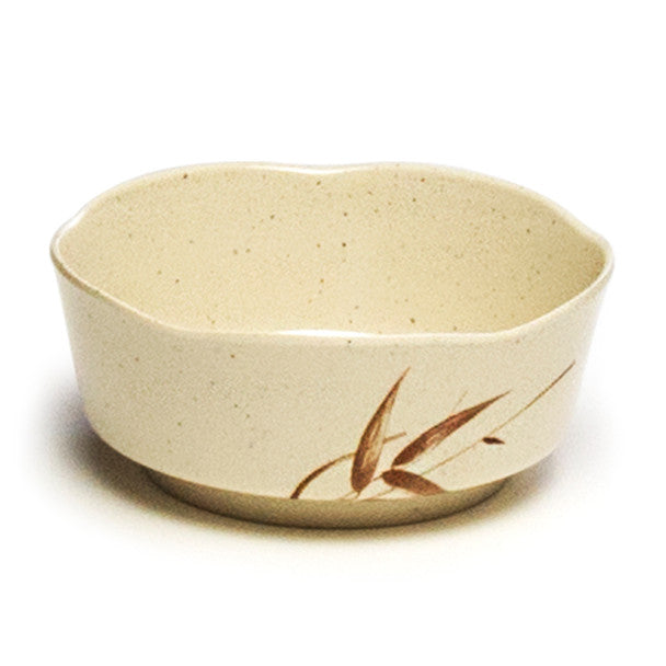 Melamine Petal Soup Bowl, 12pc, 5-1/4"D (Autumn Grass)