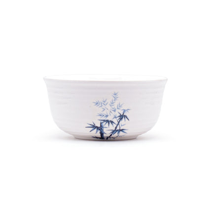 Melamine Udon Bowl, 5pc, 6.5"D (Elegant Blue Bamboo)