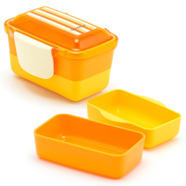 2-Tier Bento Lunch Box - Orange