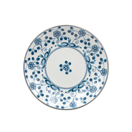 Bush Clover Ceramic Round Plate 7" - Set of 5