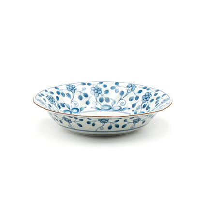 Bush Clover Ceramic Shallow Bowls - Set of 5