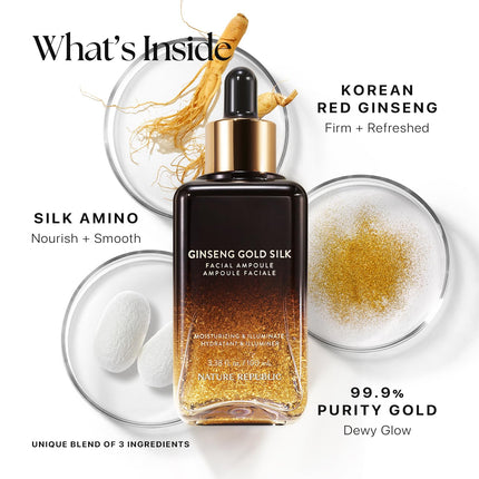 Nature Republic Ginseng Gold Silk Facial Ampoule