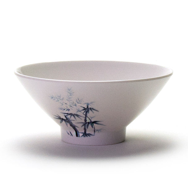 Melamine Rice Bowl, 12pc, 4-5/8"D (Elegant Blue Bamboo)