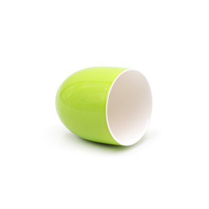 Green Porcelain Teacup 3"H