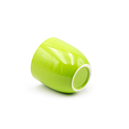 Green Porcelain Teacup 3"H