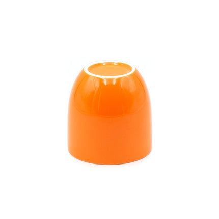 Orange Porcelain Teacup 3"H
