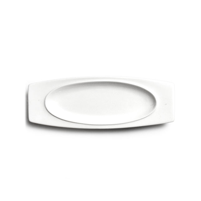 White Cermaic Rectangle Serving Platter