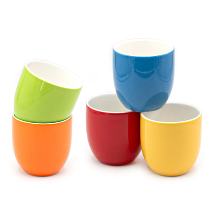 Colorful Teacup 5pc Set