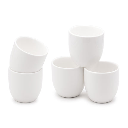 White Teacup 5pc Set