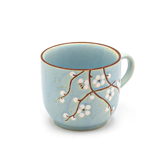 Sky Blue Sakura Mug 3.5"H