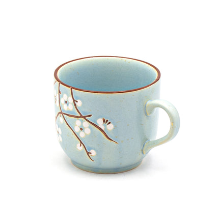 Sky Blue Sakura Mug 3.5"H