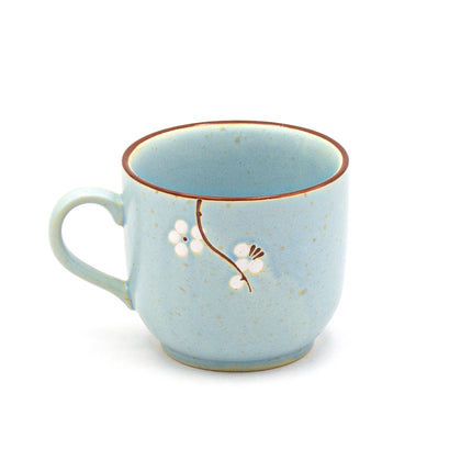 Sky Blue Sakura Mug 3.5"H