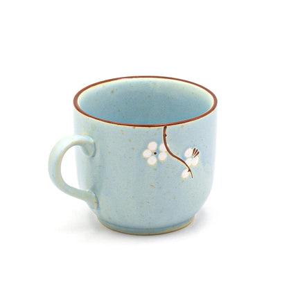 Sky Blue Sakura Mug 3.5"H