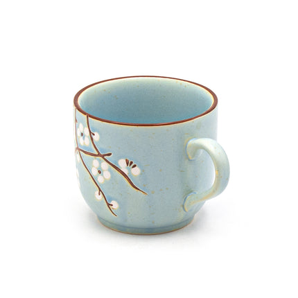 Sky Blue Sakura Mug 3.5"H