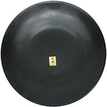 Plain Medium Plate 9.25"D Set of 5 - Black