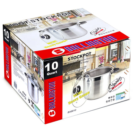 Ballington Stainless Steel Stockpot 10QT