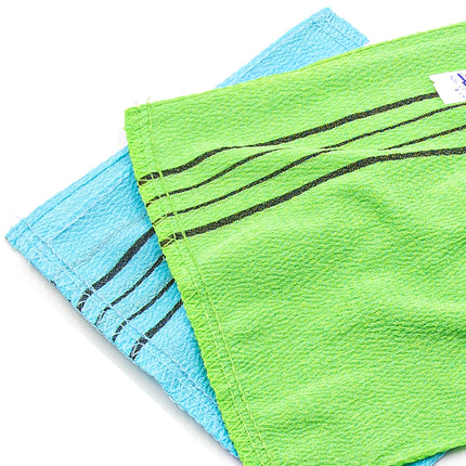 Via Beauty Square Exfoliating Bath Mitt - 4pc
