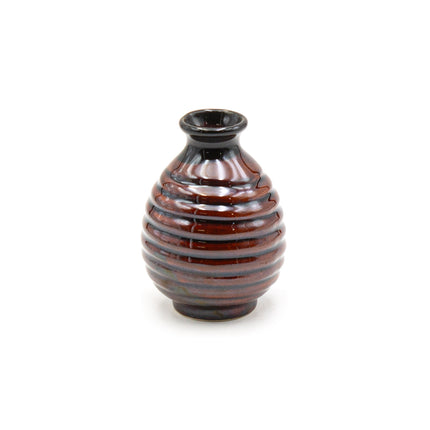Japanese 5pc Ceramic Sake Set - Brown