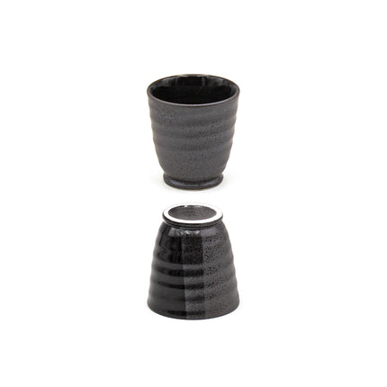 Japanese Black & Gray Teaset