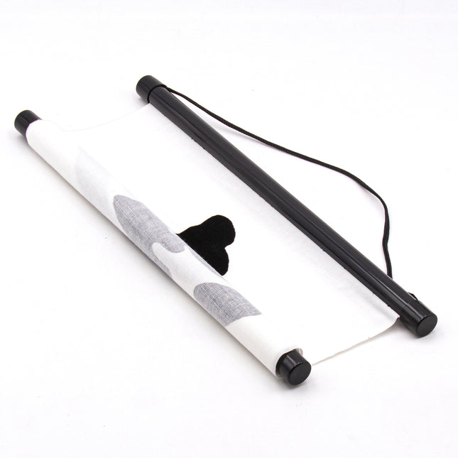 Japanese Calligraphy Painting Logevity - Black & White
