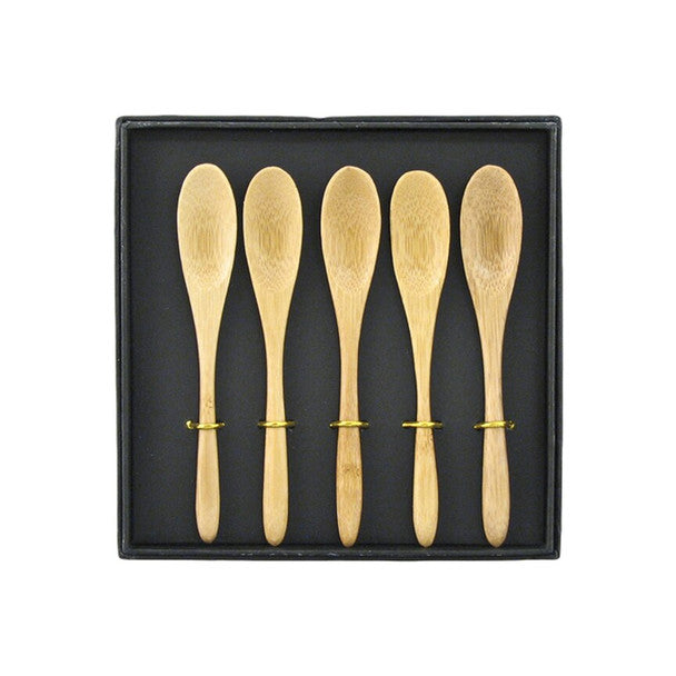 Bamboo Tea Spoons, Set of 5